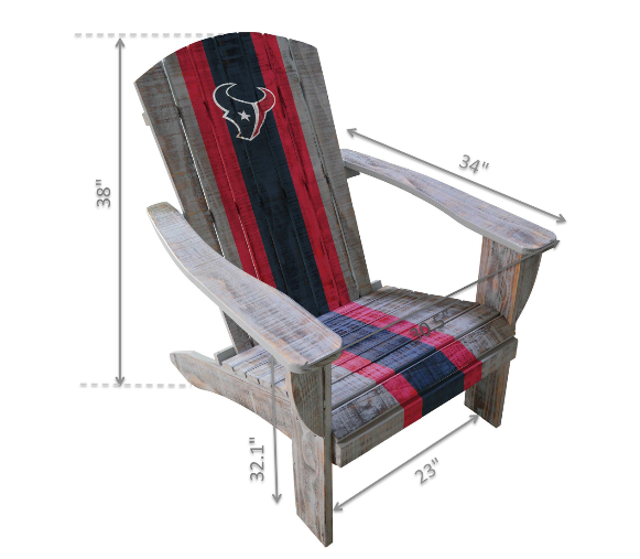 Imperial Houston Texans Wood Adirondack Chair