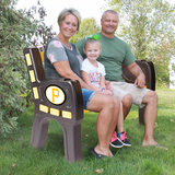 Imperial Pittsburgh Pirates Park Bench