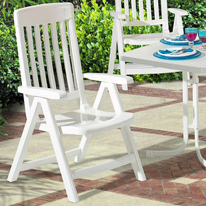 Kettler Sieger Multi Position Resin Chair In White