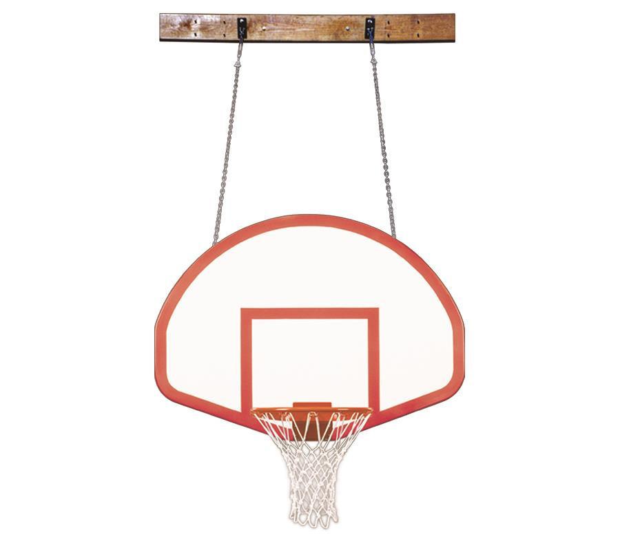 First Team FoldaMount68 Aggressor Folding Wall Mount Basketball Goal