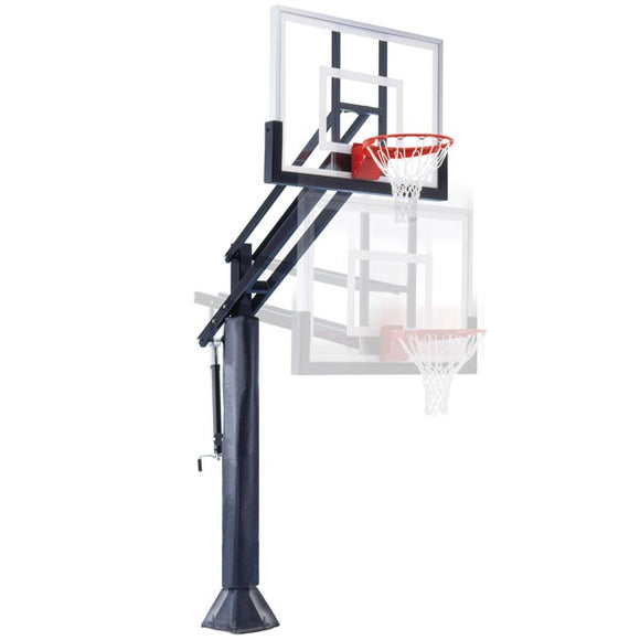 First Team Attack II In Ground Adjustable Basketball Goal