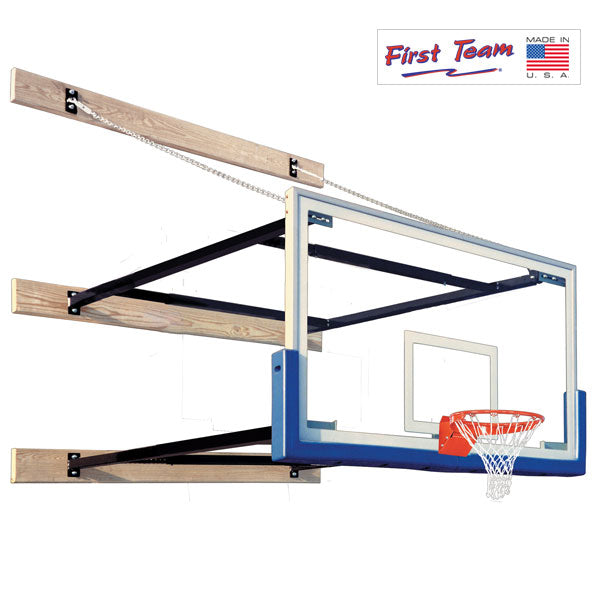 First Team SuperMount68 Performance Wall Mount Basketball Goal