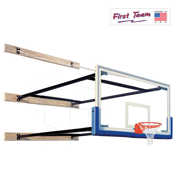 First Team SuperMount82 Victory Wall Mount Basketball Goal