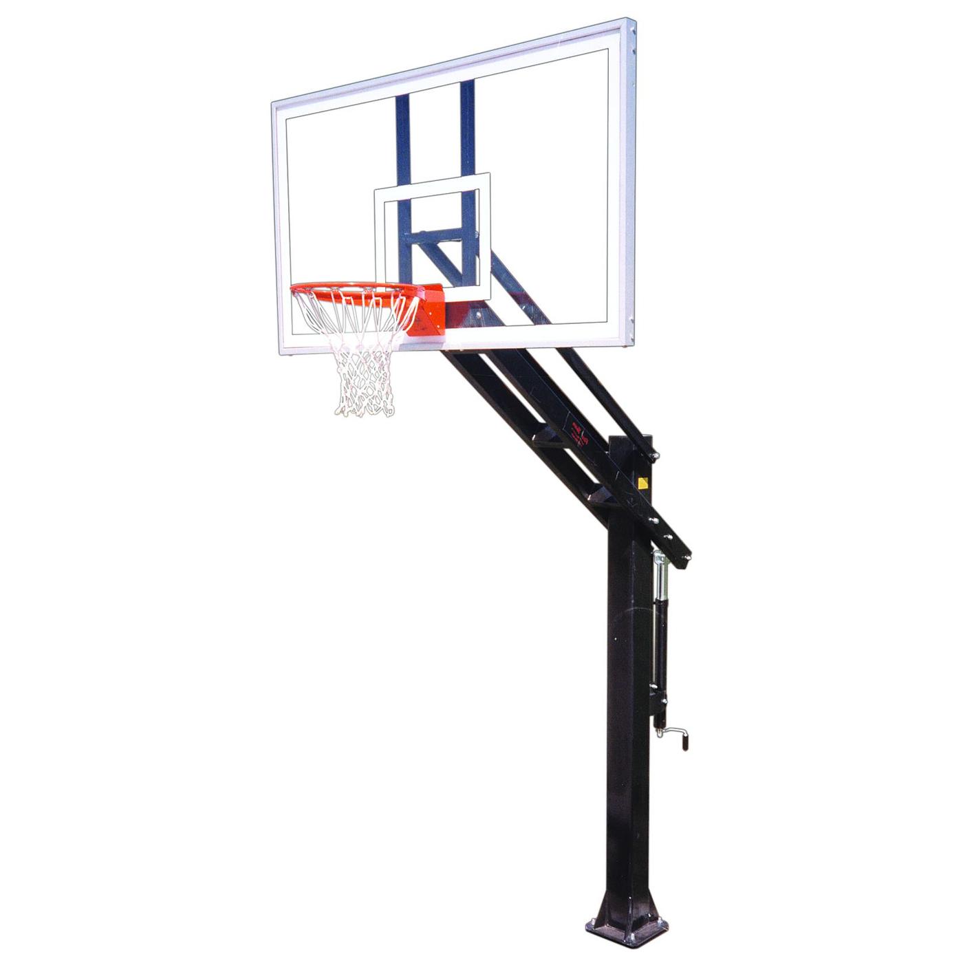 First Team Titan Arena In Ground Adjustable Basketball Goal