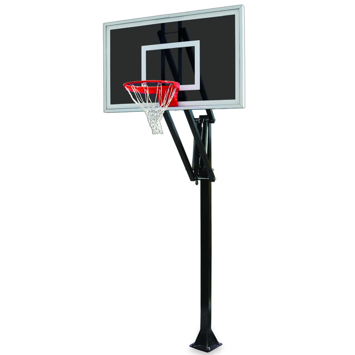 First Team Vector II In Ground Adjustable Basketball Goal