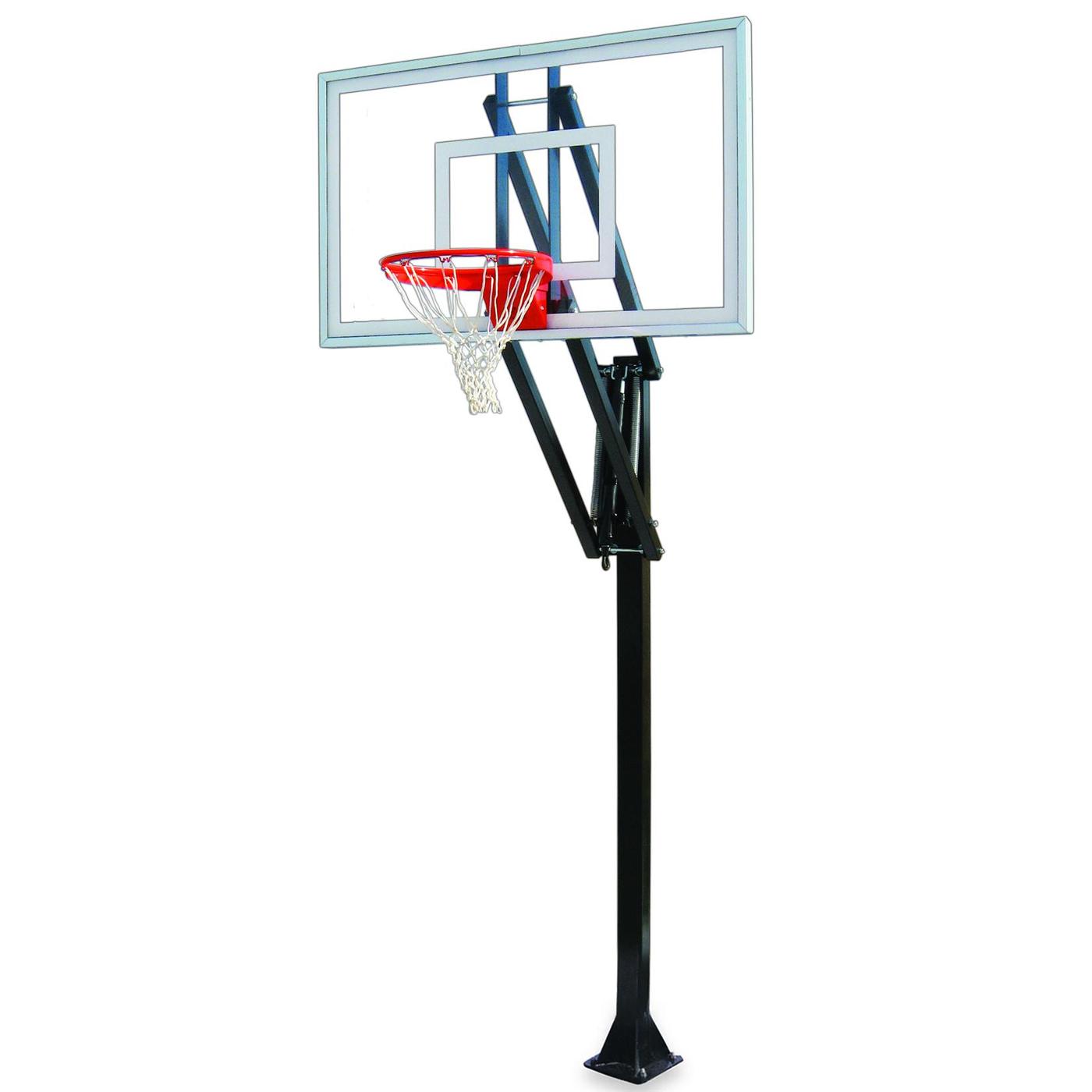 First Team Vector II In Ground Adjustable Basketball Goal