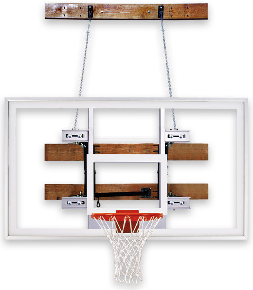 First Team FoldaMount68 Rebound Folding Wall Mount Basketball Goal