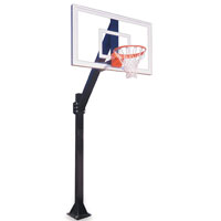 First Team Legend Jr. Pro-BP Fixed Height Basketball Goal