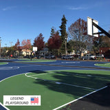 First Team Legend Playground Dual Fixed Height Basketball Goal