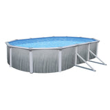 Blue Wave 15x30' Martinique 52" Oval Steel Wall Above Ground Pool w/ 7-in Top Rail