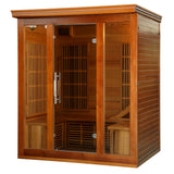 HeatWave Cedar Elite 3-4 Person Premium Sauna with  9 Carbon Heaters