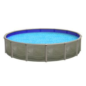 Blue Wave 24' TRINITY Steel Wall Pool w/ 7-in Top Rail