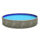 Blue Wave 24' TRINITY Steel Wall Pool w/ 7-in Top Rail