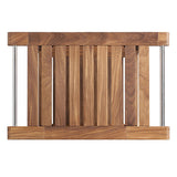 HeatWave Teak Shower & Sauna Bench with Storage